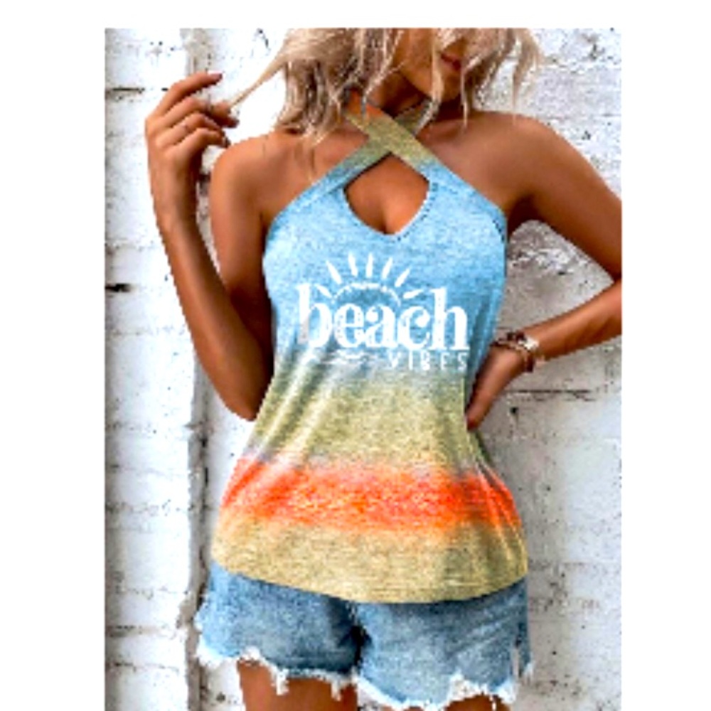 Beach halter tank